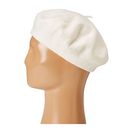 Accesorii Femei San Diego Hat Company SDH0515 Wool Beret with Self Flowers Ivory