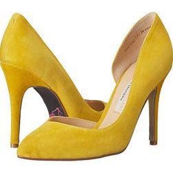 Incaltaminte Femei Chinese Laundry Copertina DrsquoOrsay Pump Yellow Kid Suede