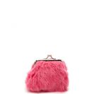 Accesorii Femei Forever21 Faux Fur Coin Purse Hot pink