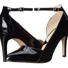 Adrienne Vittadini Nili Black Crinkle Patent