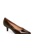 Incaltaminte Femei Salvatore Ferragamo Dark Brown Tanna Pointed Toe Stacked Heel Pumps Dark Brown