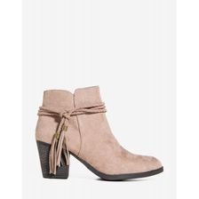 Incaltaminte Femei CheapChic Uptown Funk Bootie TaupeKhaki