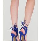 Incaltaminte Femei CheapChic Detail Oriented Cut-out Lace-up Heels Royal