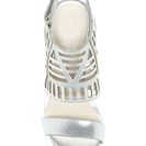 Incaltaminte Femei Kenneth Cole New York Niko Cut-out Metallic Platform Sandal SILVER