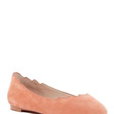 Incaltaminte Femei Sam Edelman Augusta Scalloped Flat LT CORAL
