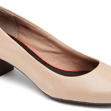 Rockport Total Motion Mid Heel Plain Pump 45mm Warm Taupe
