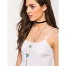 Bijuterii Femei CheapChic Dannie Suede Choker Boho Tiered Necklace Set Antique Silver