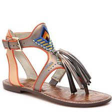 Incaltaminte Femei Sam Edelman Giblin Flat Sandal Bronze Metallic