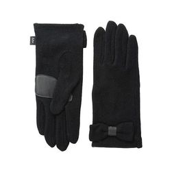 Accesorii Femei Echo Design Touch Bow Detail Gloves Black