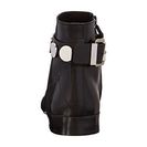Incaltaminte Femei Costume National Flat Bootie w Stud Ankle Strap Black