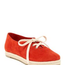Incaltaminte Femei Dolce Vita Jacky Lace-Up Shoe RED ORANGE SUEDE