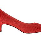 Incaltaminte Femei Vaneli Ugonia Red Soft NubukMatch Elastic