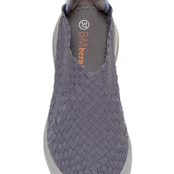 Incaltaminte Femei Bernie Mev Rise Gem Woven Platform Shoe GREY