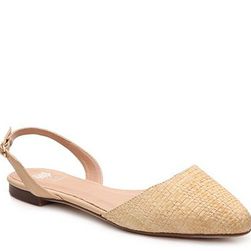 Incaltaminte Femei GC Shoes Starlet Woven Flat Tan