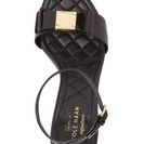 Incaltaminte Femei Cole Haan Tali Bow Block Heel Ankle Strap Sandal BLACK PATE