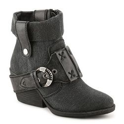 Incaltaminte Femei 2 Lips Too Too Tame Western Bootie Black