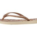 Incaltaminte Femei Havaianas Slim Thematic Flip Flops Beige 1