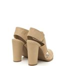 Incaltaminte Femei CheapChic Style Fix Faux Leather Cut-out Booties Natural