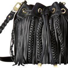 Steve Madden Mini Draw Bucket Crossbody Black