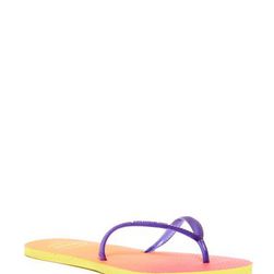 Incaltaminte Femei Havaianas Flat Sunset Flip Flop Women YELLOW-PURPLE