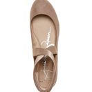 Incaltaminte Femei Jessica Simpson Taupe Mandayss Elastic Strap Ballet Flats Taupe