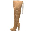Incaltaminte Femei CheapChic Tied Down Chunky Over-the-knee Boots Camel