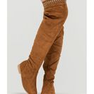 Incaltaminte Femei CheapChic Fashion Mastermind Thigh-high Boots Chestnut