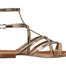 Incaltaminte Femei GUESS Mannie Gold Synthetic Leather
