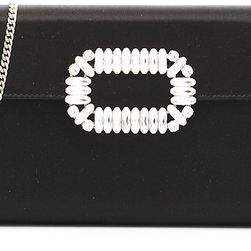 Roger Vivier Envelope Clutch NERO