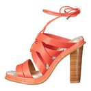 Incaltaminte Femei Calvin Klein Panelope Deep Coral Toscana Leather