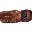 Incaltaminte Femei Nine West Enlighten Wedge Sandal Cognac
