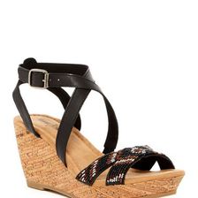 Incaltaminte Femei Minnetonka Zoey II Wedge Sandal BLACK