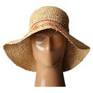 Accesorii Femei Echo Design Hand Embroidered Bucket Hat Bright Coral
