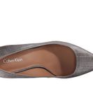 Incaltaminte Femei Calvin Klein Gayle Anthracite Coated Matte Linen
