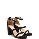Incaltaminte Femei CheapChic New Muse Strappy Block Heels Black
