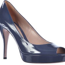 Gucci Pumps High Heel Crystall Blue