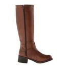 Incaltaminte Femei Fitzwell Columba Hi Wide Calf Cognac Leather