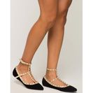 Incaltaminte Femei CheapChic Pippa-35 Control Freak Flat Black