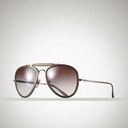 Ralph Lauren Vintage Pilot Sunglasses Khaki