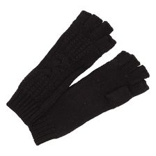 UGG Isla Lurex Cable Fingerless Glove Black Multi
