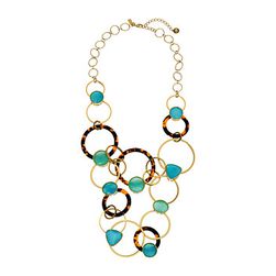 Bijuterii Femei Kate Spade New York Sun Kissed Sparkle Statement Necklace Turquoise Multi