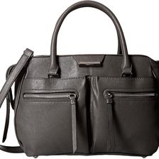 Nine West Just Zip It Medium Satchel Graphite