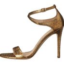 Incaltaminte Femei Via Spiga Tiara Gold Metallic Lizard Print