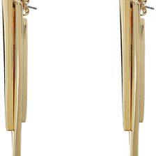 Cole Haan Front Back Stick Earrings Gold