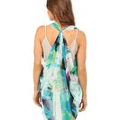 Accesorii Femei Calvin Klein Graffiti Print Convertible Scarf Vest Lagoon