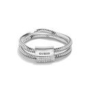 Bijuterii Femei GUESS Silver-Tone Mesh Bangle Set silver