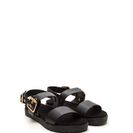 Incaltaminte Femei CheapChic All Day Event Strappy Flatform Sandals Black