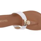 Incaltaminte Femei Michael Kors Hamilton Flat Sun TanOptic White Vachetta