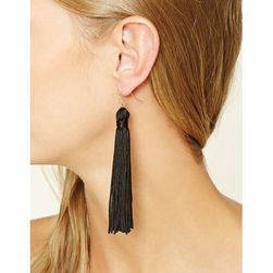 Bijuterii Femei Forever21 Tassel Drop Earrings Black