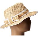 Accesorii Femei Kate Spade New York Fedora with Binding NaturalWhite